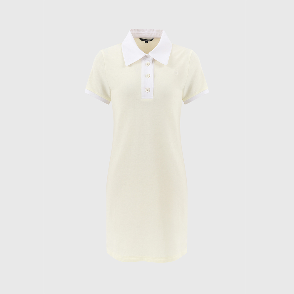 옐로우 캐시 피케 드레스 / YELLOW CASEY PIQUE DRESS