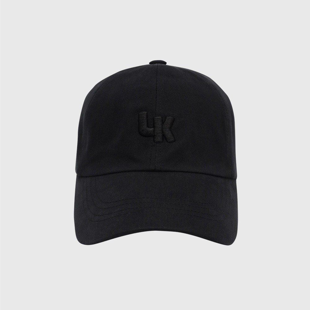 블랙 LK 로고 볼캡 / BLACK LK LOGO BALL CAP